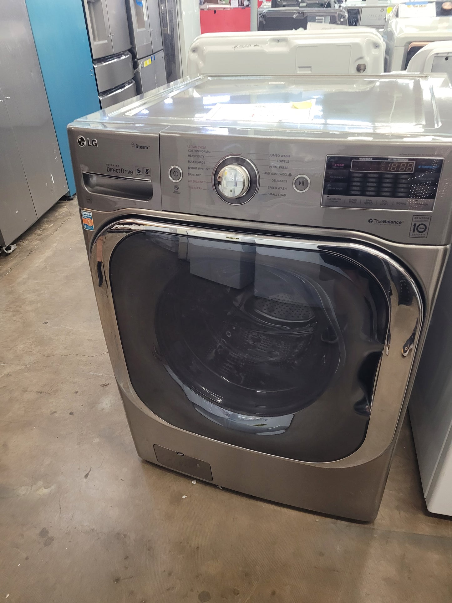 LG WM8000HVA 5.2 cu. ft. Mega Capacity TurboWash™ Washer with Steam™ Technology