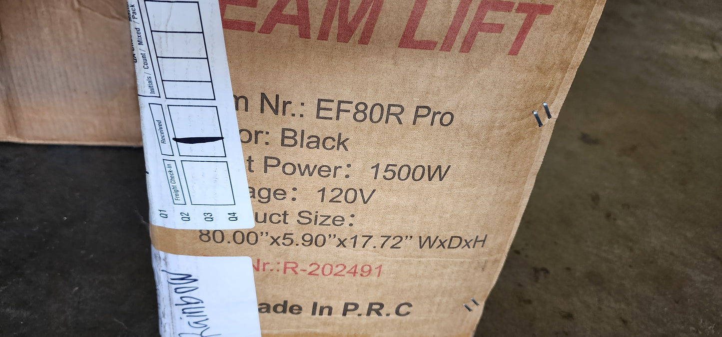 Vinemount 80" Smart electric fireplace insert