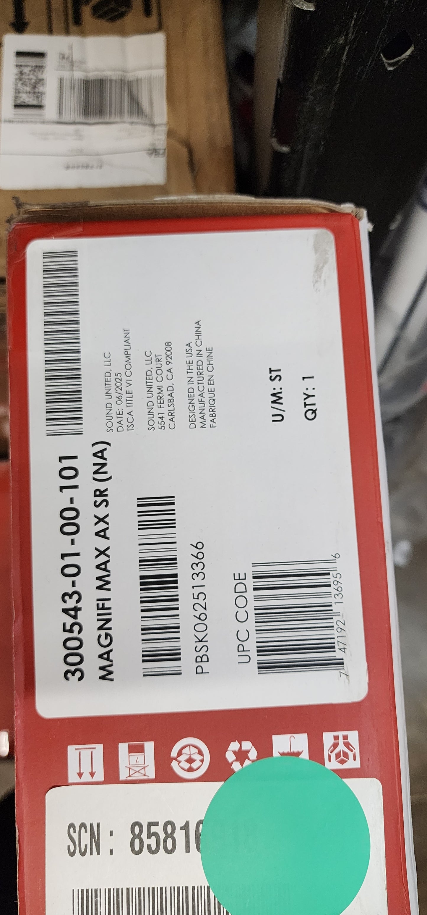 Polk Audio MagniFi max AX SR 7.1.2 Channel sound bar wiht wireless 10" subwoofer & SR2 Surround SPeaker