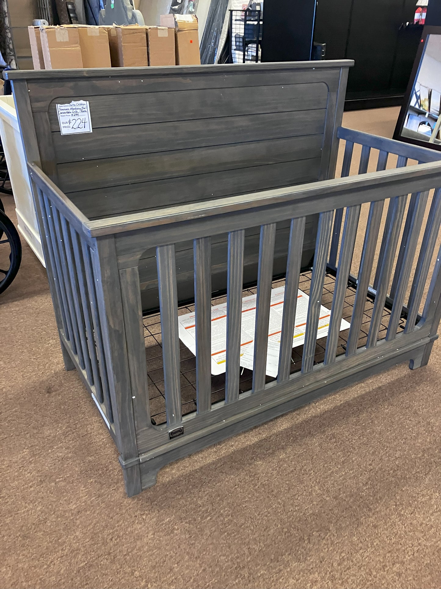 *Simmons Kids Slumbertime Monterey 4-in-1 Convertible Crib By Delta Children