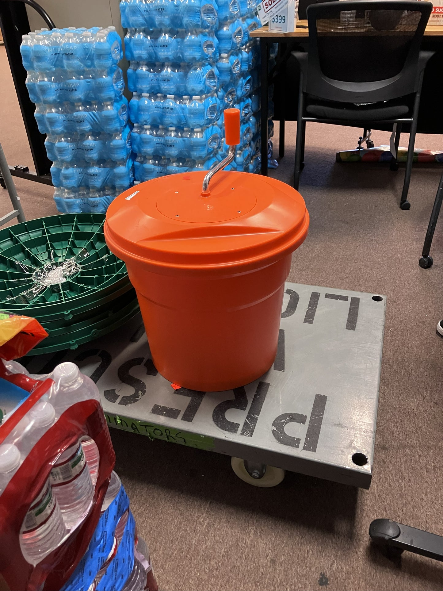 *Dynamic E002 Manual Salad Spinner 5 Gallons