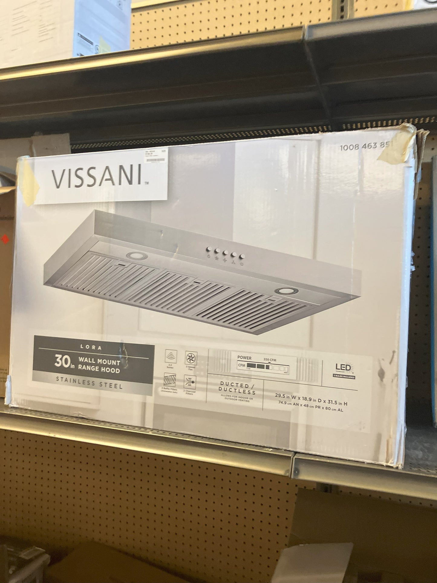 *Range Hood 30inch Under Cabinet