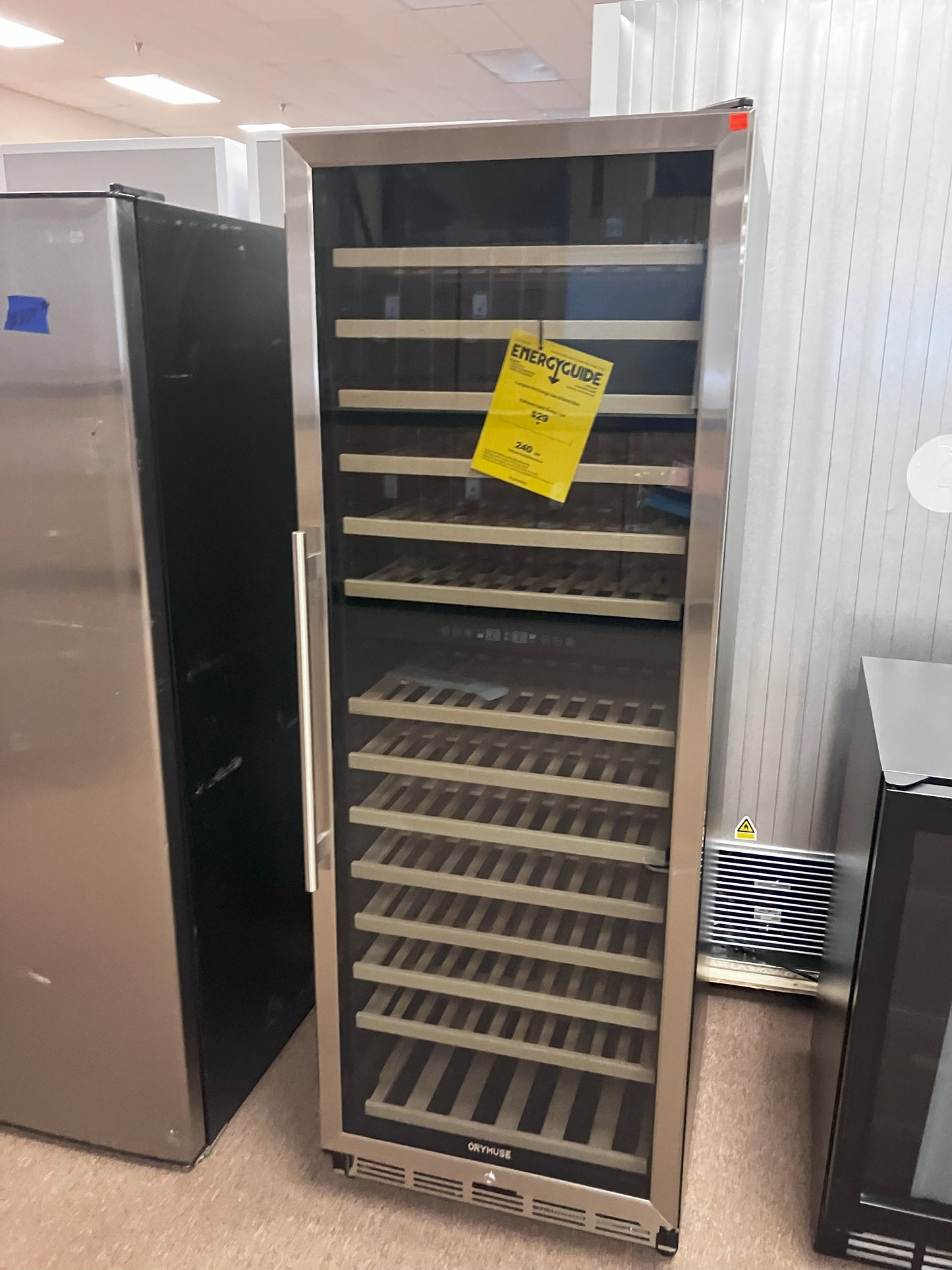 *Avanti 160 Bottle Designer Series Dual-Zone Wine Cooler, in Stainless Steel