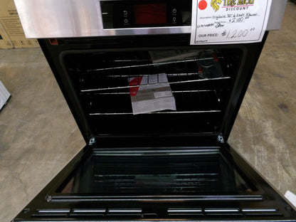 New Frigidaire GCFI3060BF Slide in Induction range w 6.2 cu ft convection oven