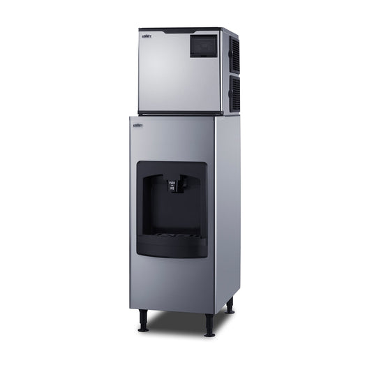 *Summit 350 lb Full Cube Ice Machine w/ Ice Dispenser
