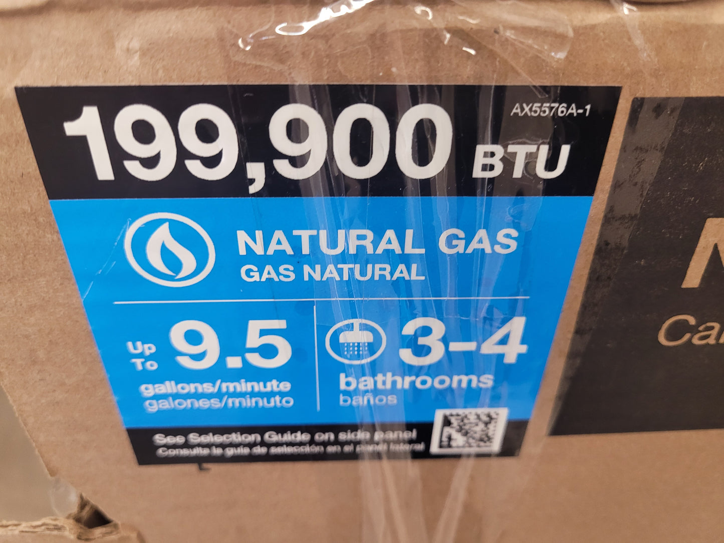 Rheem Performance Plus 9.5 GPM 199,900 BTU Natural Gas Tankless Water Heater