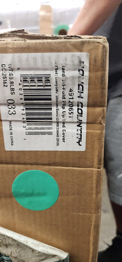 Hard Tri-Fold Flip Up Bed Cover