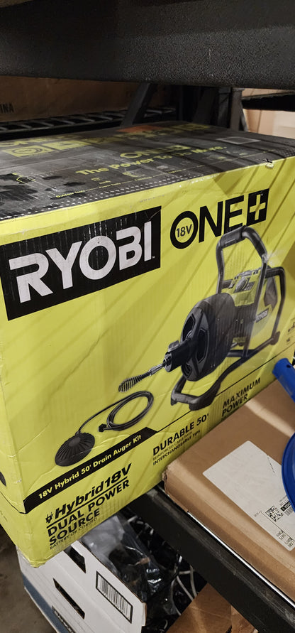 Ryobi 18v hybrid 50 drain Auger kit.