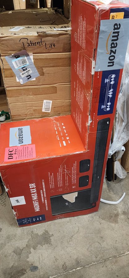 Polk Audio MagniFi max AX SR 7.1.2 Channel sound bar wiht wireless 10" subwoofer & SR2 Surround SPeaker