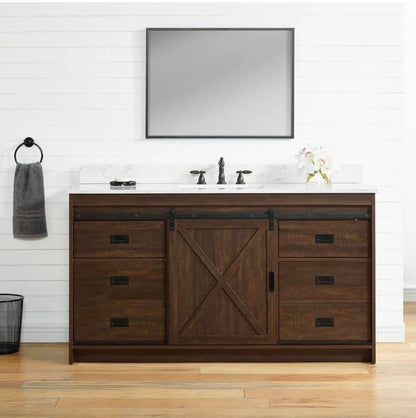 Studio rafter Rustic Brown Bathroom Vanity