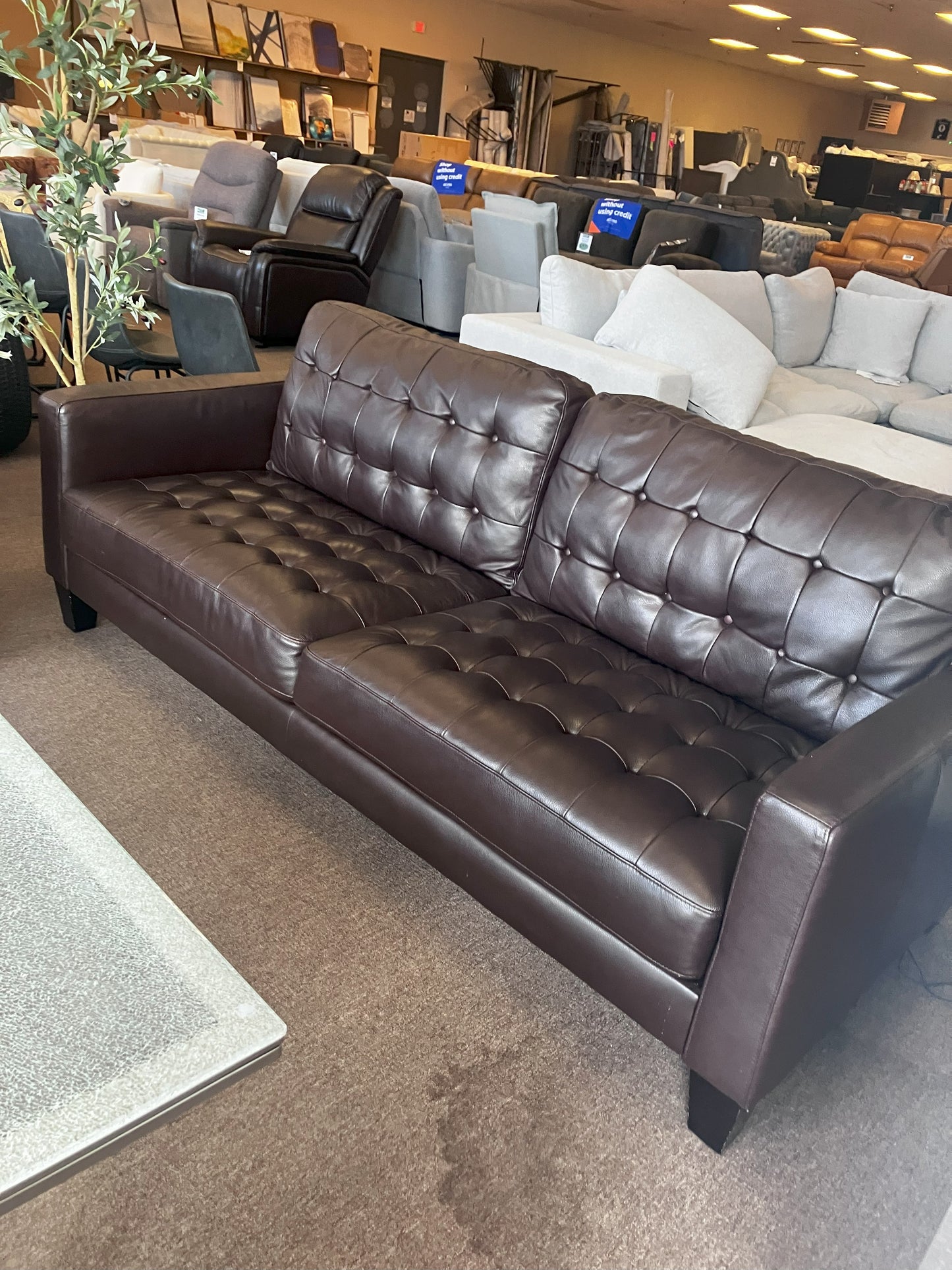 *Carabella Sofa and Loveseat in Brown