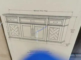 Pike & Main Corliss 75″ Accent Console