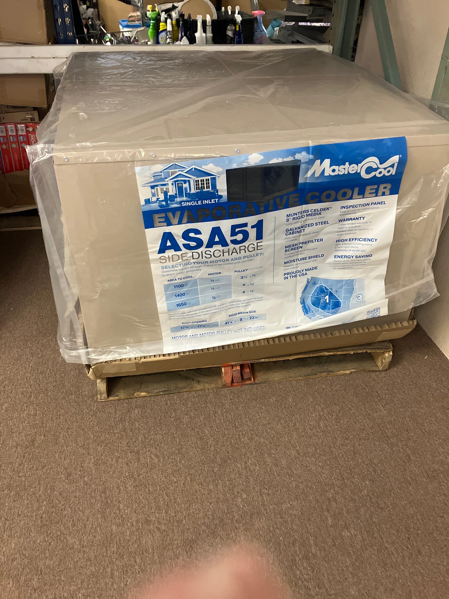 MasterCool Evaporated Cooler