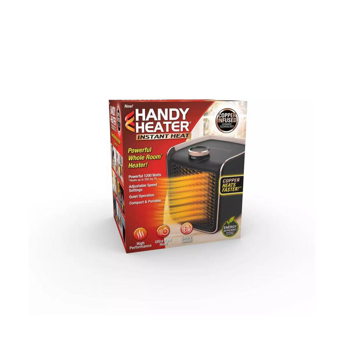 *Handy Heater Instant Heat 250 sq ft Electric Whole Room Heater