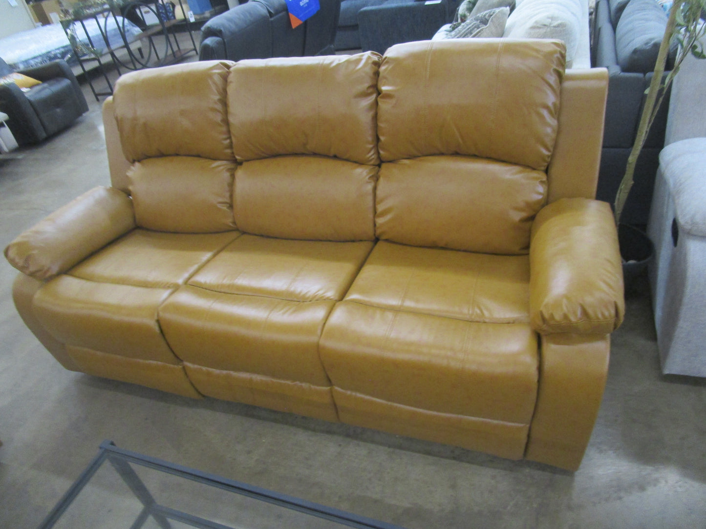 3 pc Recliner sofa set with drop down table.