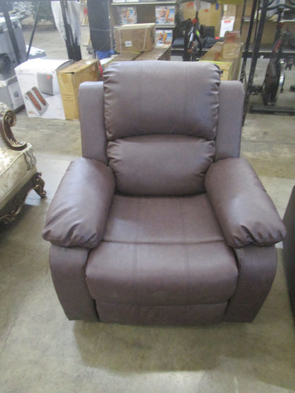 3 pcs faux leather sofa/love/chair, dark brown