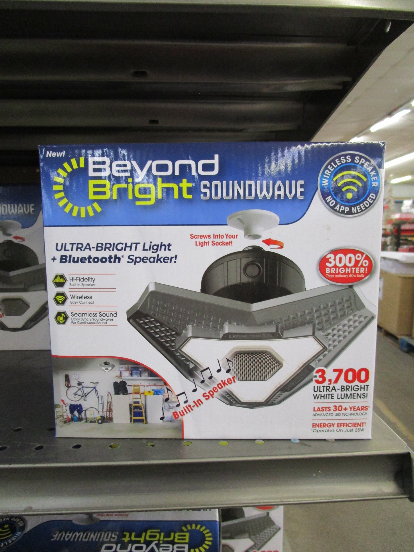 *Beyond Bright 25-Watt LED Lamp Light Bulbs 6500K 3700-Lumens with Built-In Bluetooth Speaker