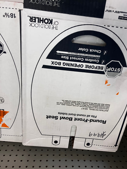 *KOHLER Round Toilet Seat Soft Close, White