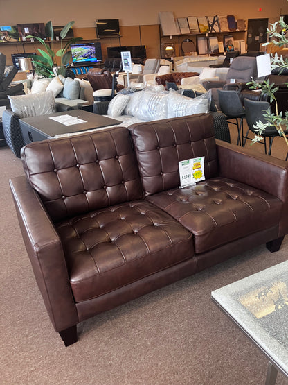 *Carabella Sofa and Loveseat in Brown