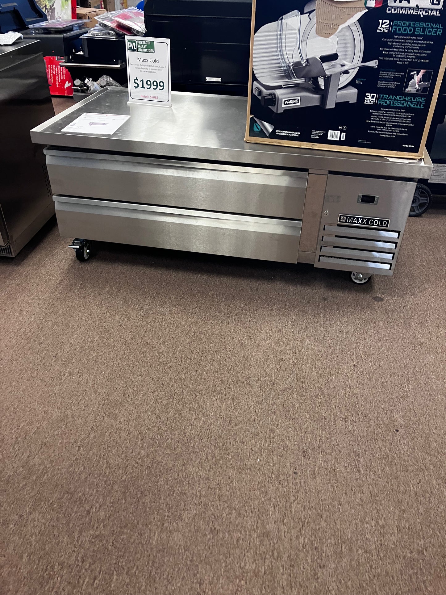 *Maxx Cold X-Series Two-Drawer Refrigerated Chef Base