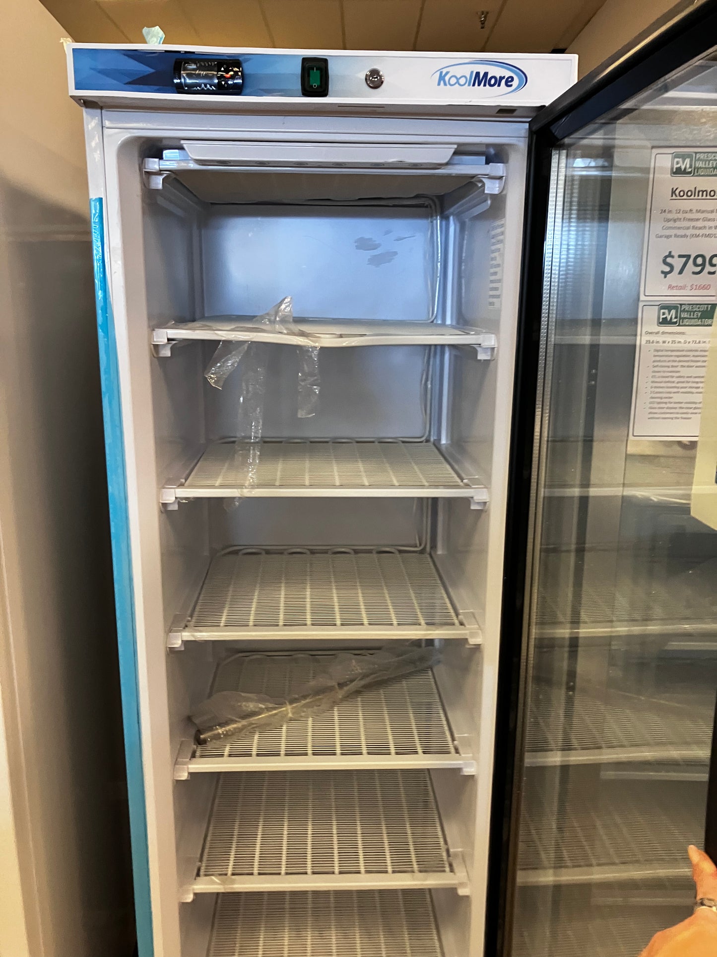 *Koolmore 12 Cu. ft. Commercial Freezer with Glass Door