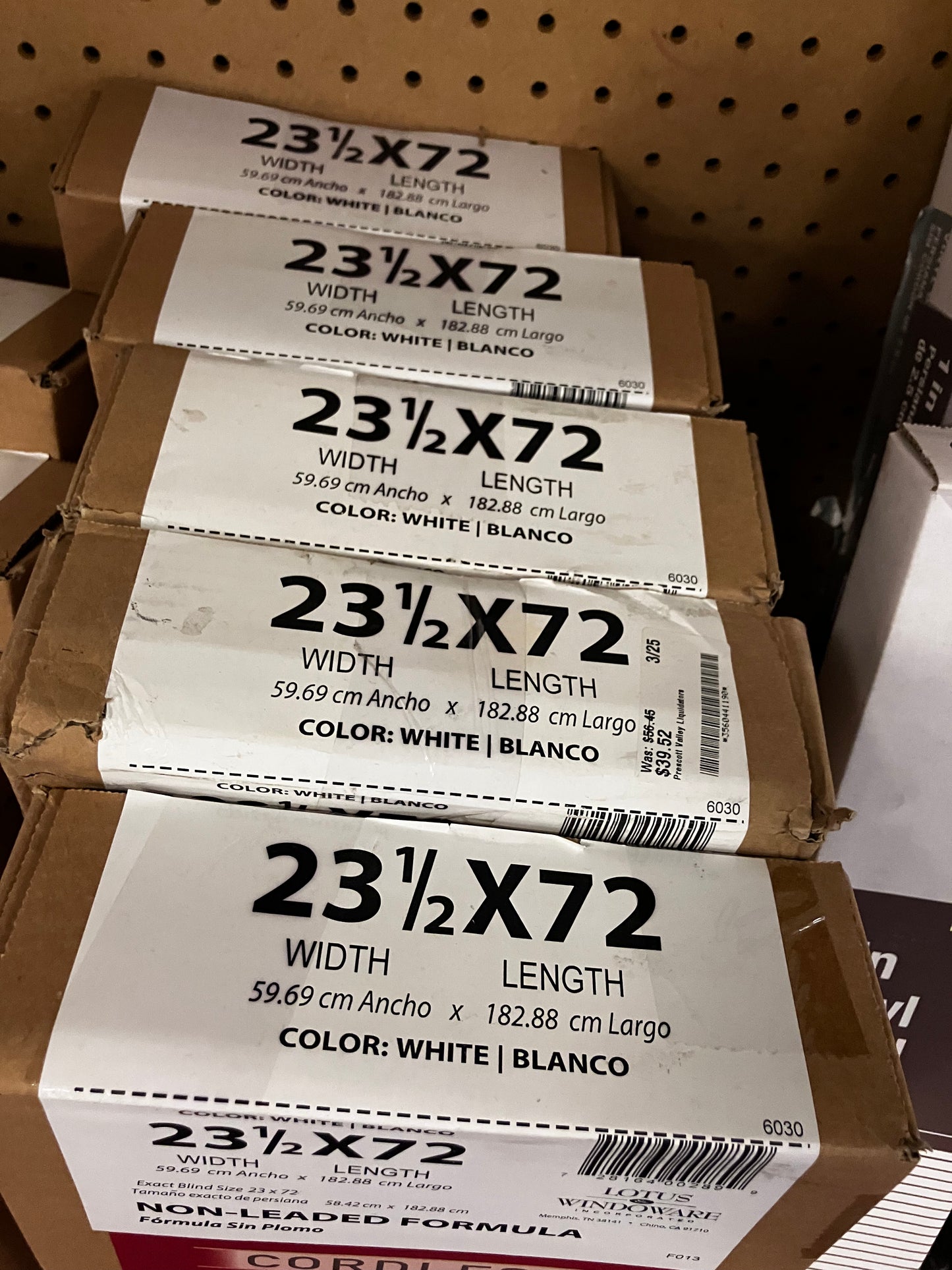 *Lotus & Windoware Cordless 2" Faux Wood Horizontal Blind