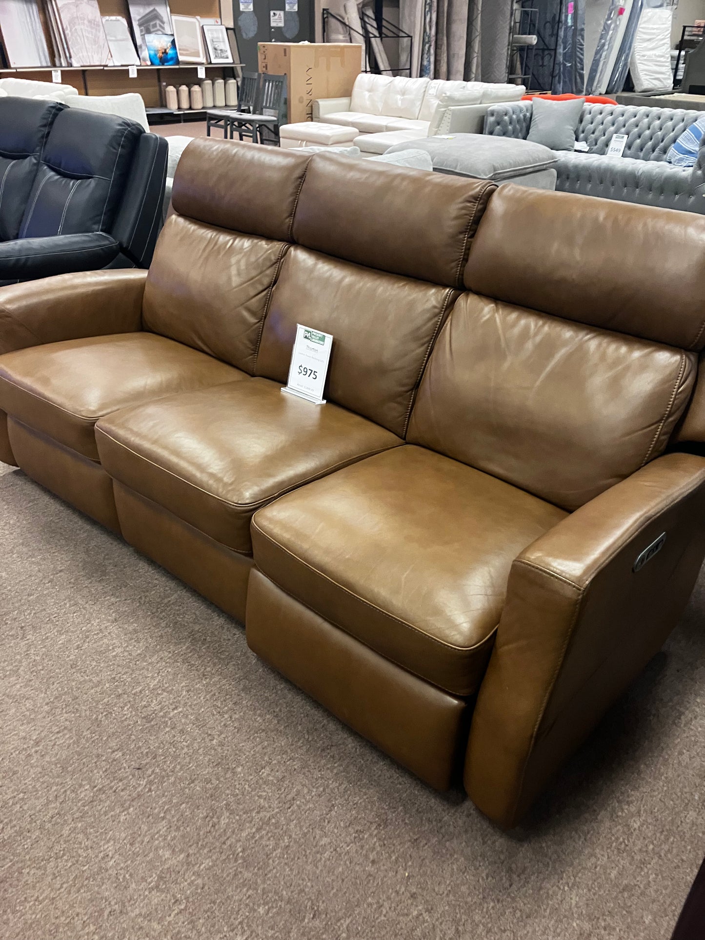 *Thorton Leather Power Reclining Sofa