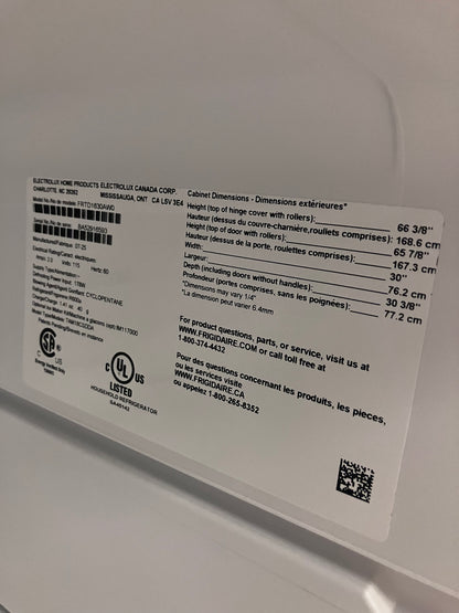 *Frigidaire 18.3 Cu. Ft. Garage Ready Top Freezer Refrigerator in White