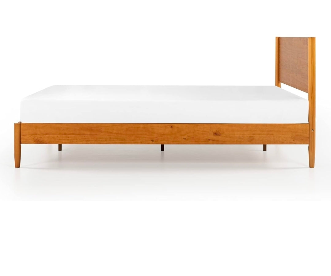 ZINUS Allen Mid Century Wood Platform Bed Frame Queen