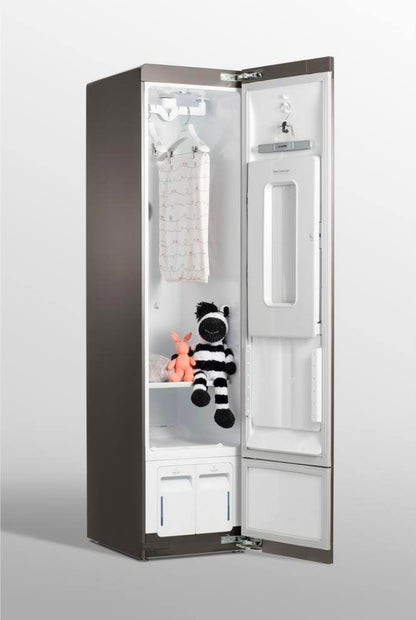 Styler SMART Steam Closet in Mirrored Finish with TrueSteam Technology and Moving Hangers