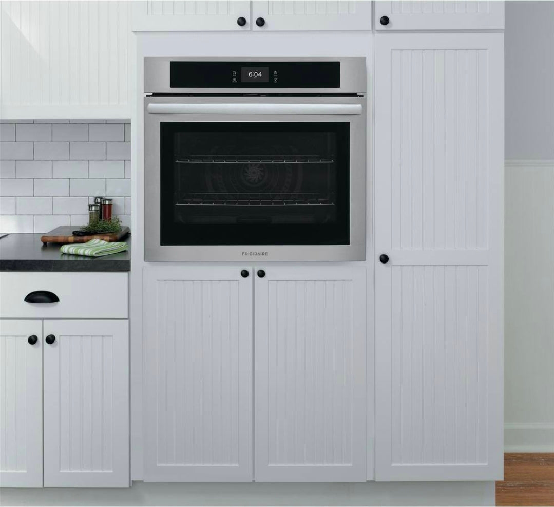 27 in. Single Electric Built-In Wall Oven with Convection in Stainless Steel
