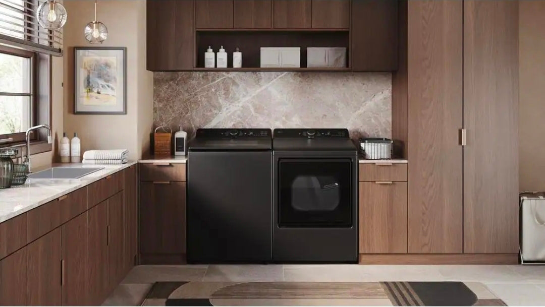 7.3 cu. ft. Vented SMART Electric Dryer in Matte Black