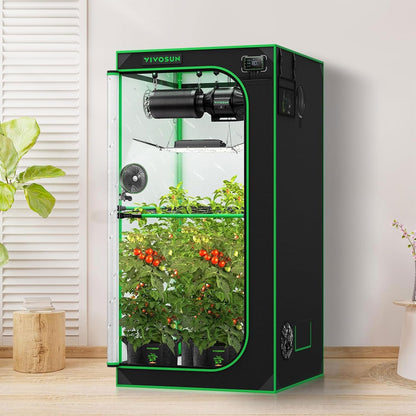 VIVOSUN GIY Plus Smart Grow Tent Kit, 3x3ft 3-Plant System