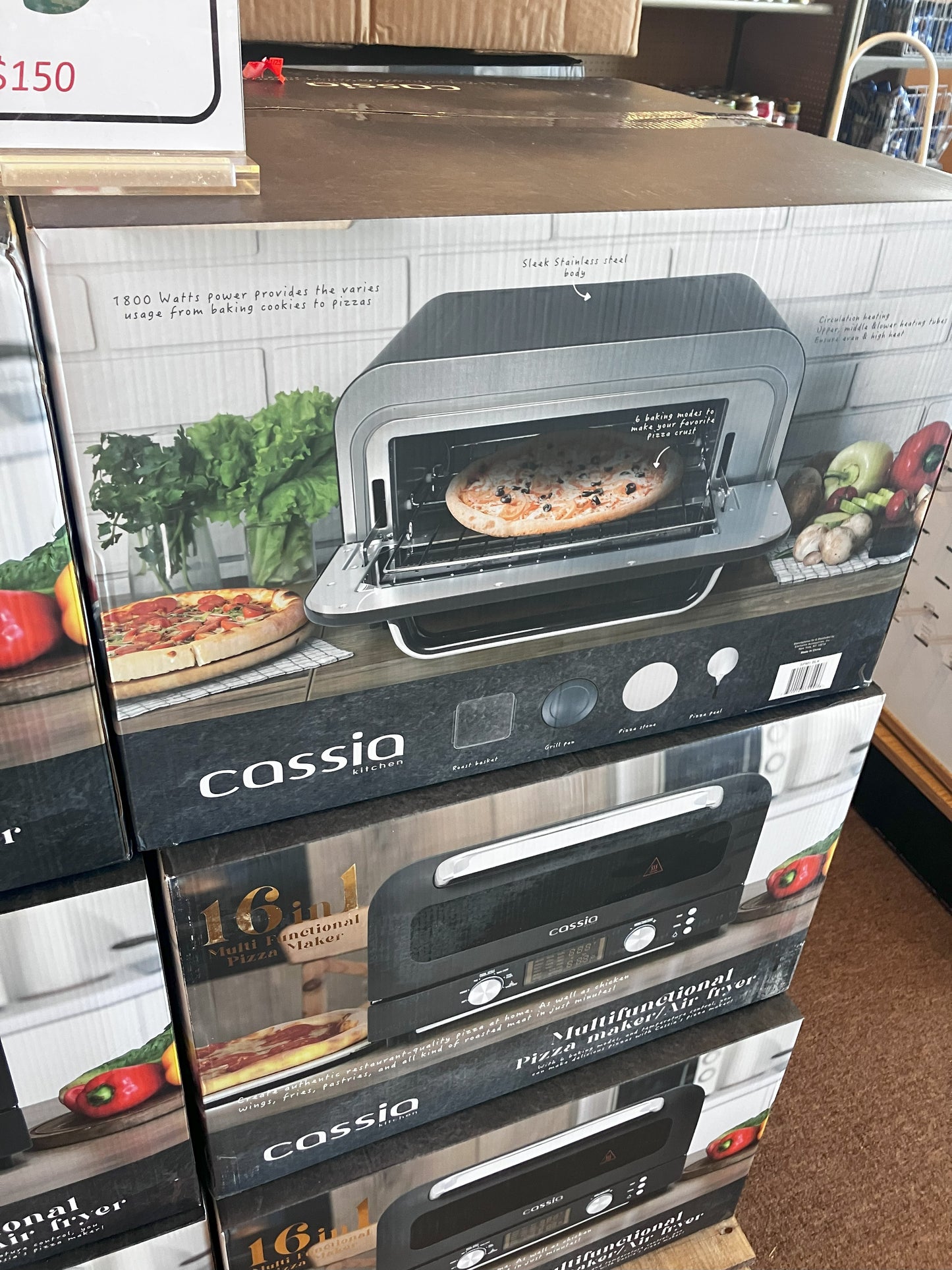 *Cassia Countertop Electric Air Fryer Pizza Oven