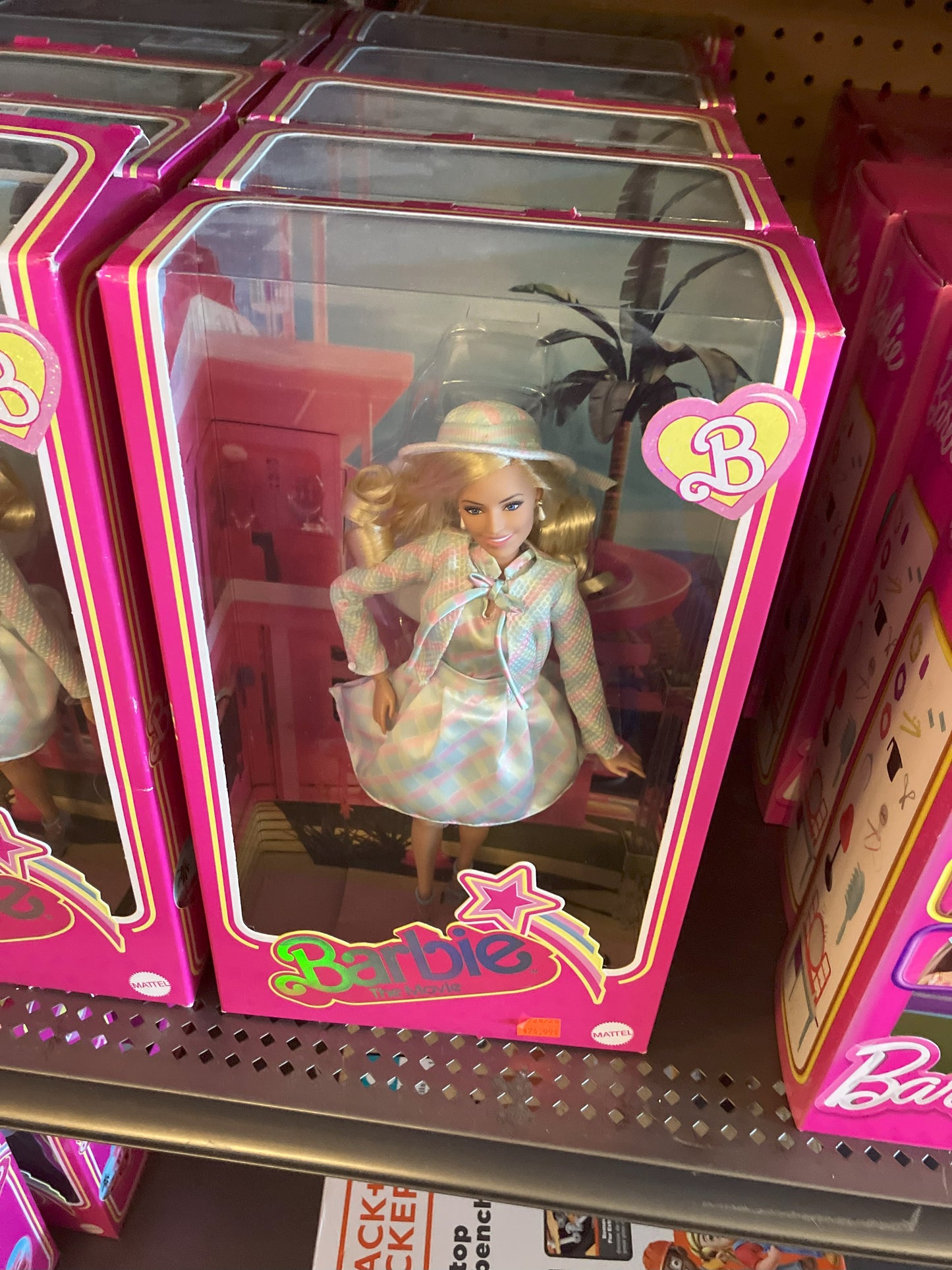 *Barbie The Movie Collectible Doll In Plaid Matching Set as Margot Robbie