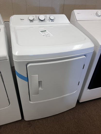 Insignia™ - 6.7 Cu. Ft. Electric Dryer with Sensor Dry - White