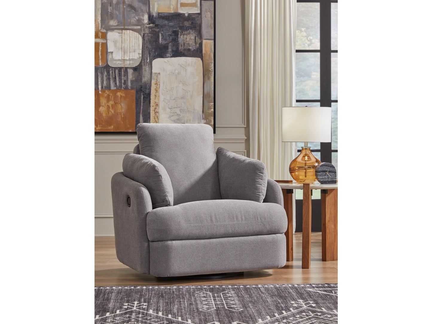 *Modmax Next-Gen Nuvella™ Performance Fabric Swivel Glider Chair