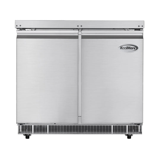 *36 in. Commercial Refrigerated Prep Station Cold Table
