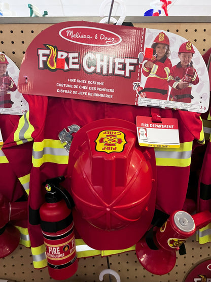 *Melissa & Doug Fire Chief Role Play Costume