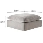 Sereen Fabric Ottoman