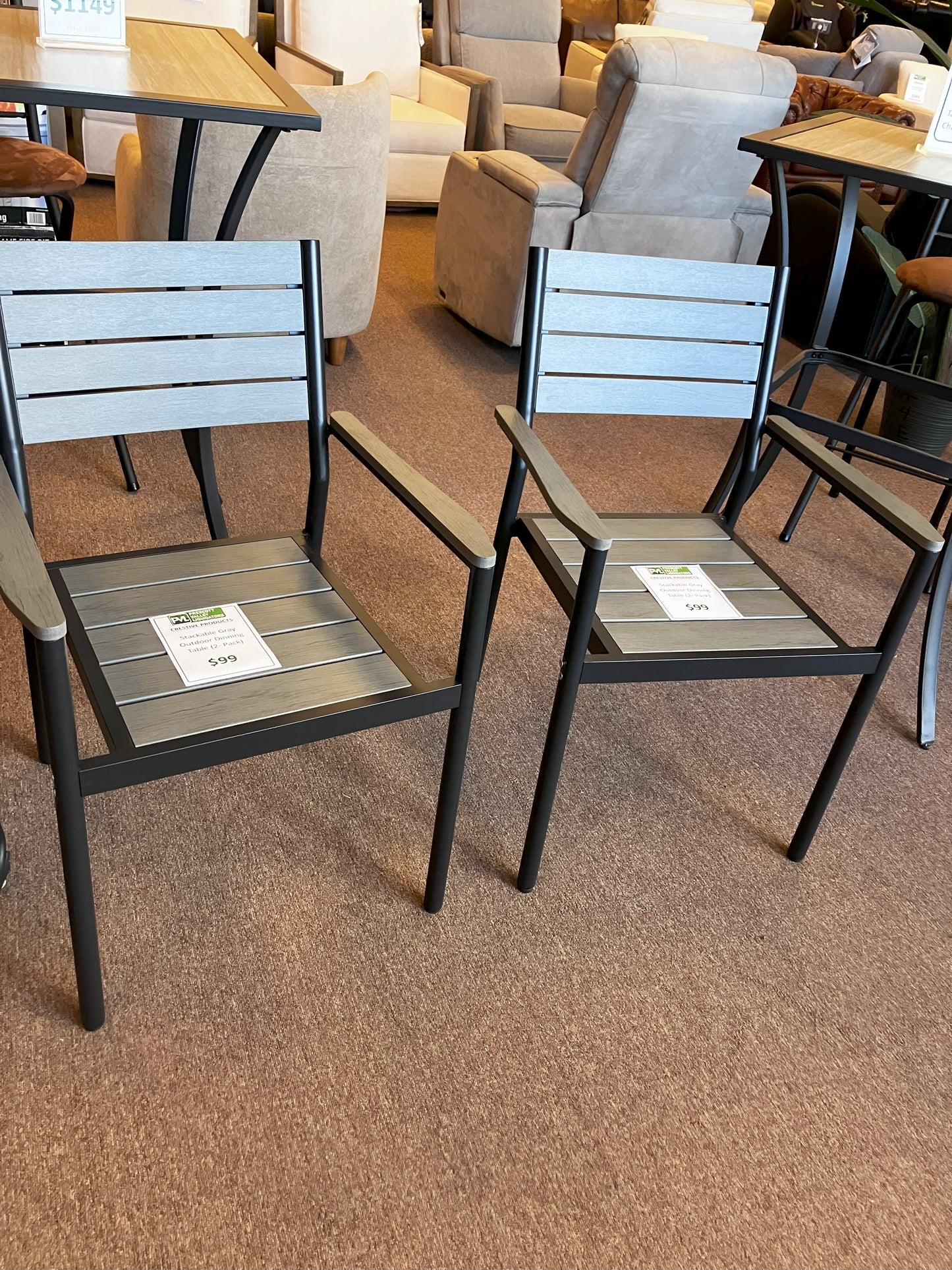 *Pellebant Outdoor Dining Chair Set