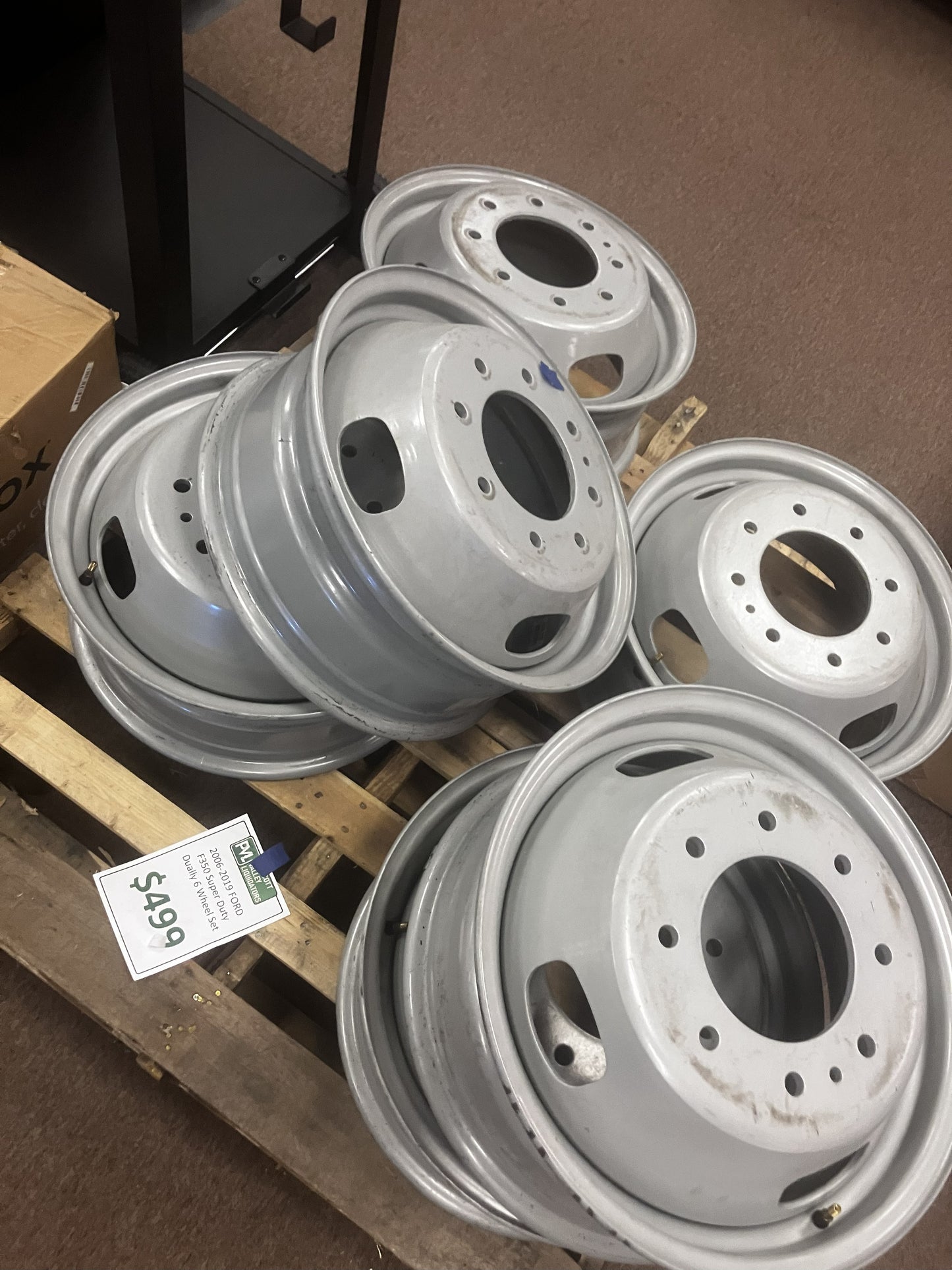 *19.5" 10 Lug Steel OEM Design Wheel Rim for 2008-2025 Ford Dually F450 F550