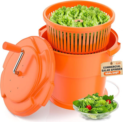 *Dynamic E002 Manual Salad Spinner 5 Gallons