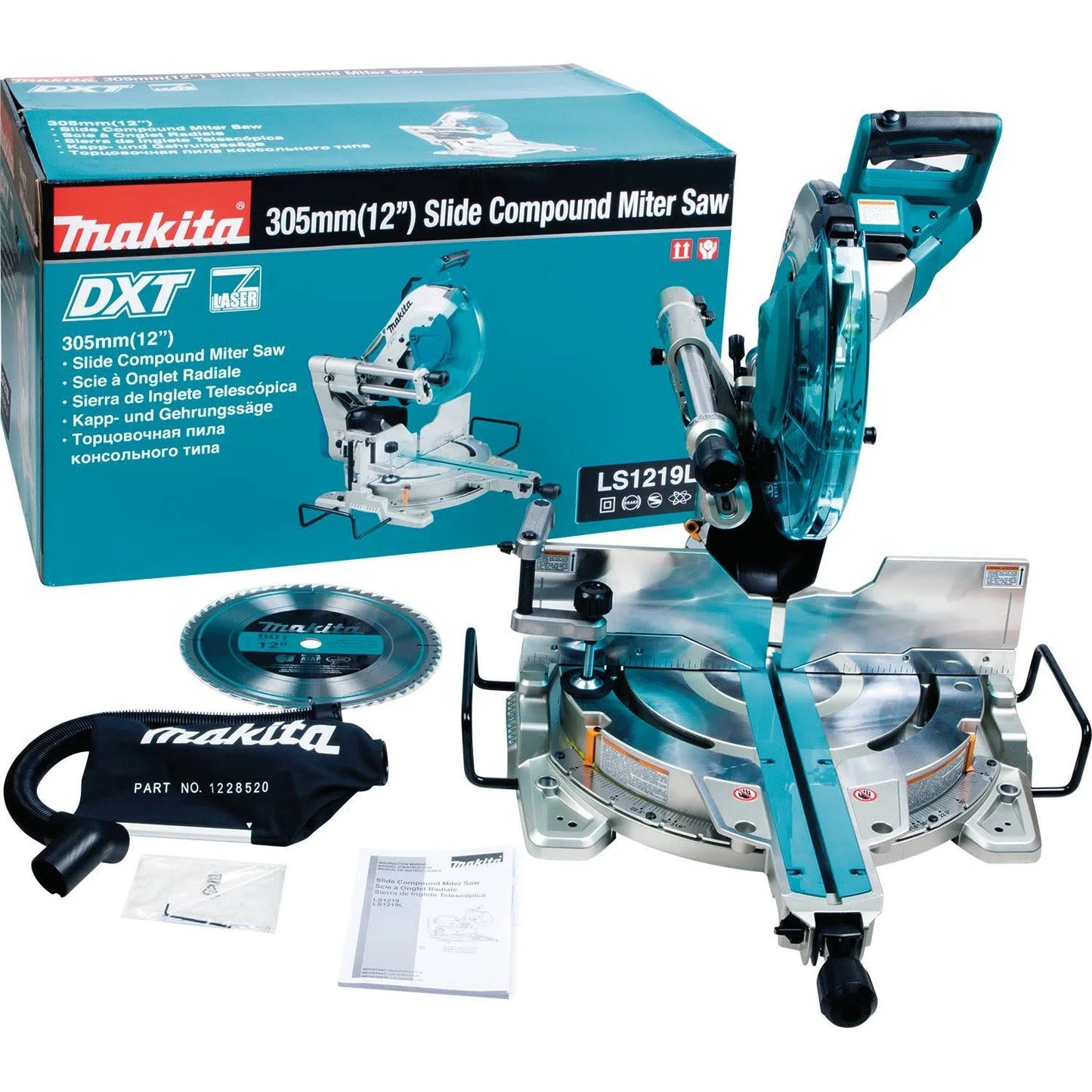 *Makita LS1219L 12" Bevel Sliding Compound Miter Saw