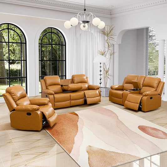 *Manual Reclining Sofa Set