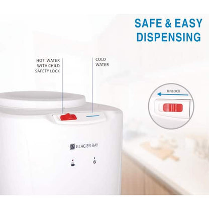 Glacier Bay White Top Load Water Dispenser